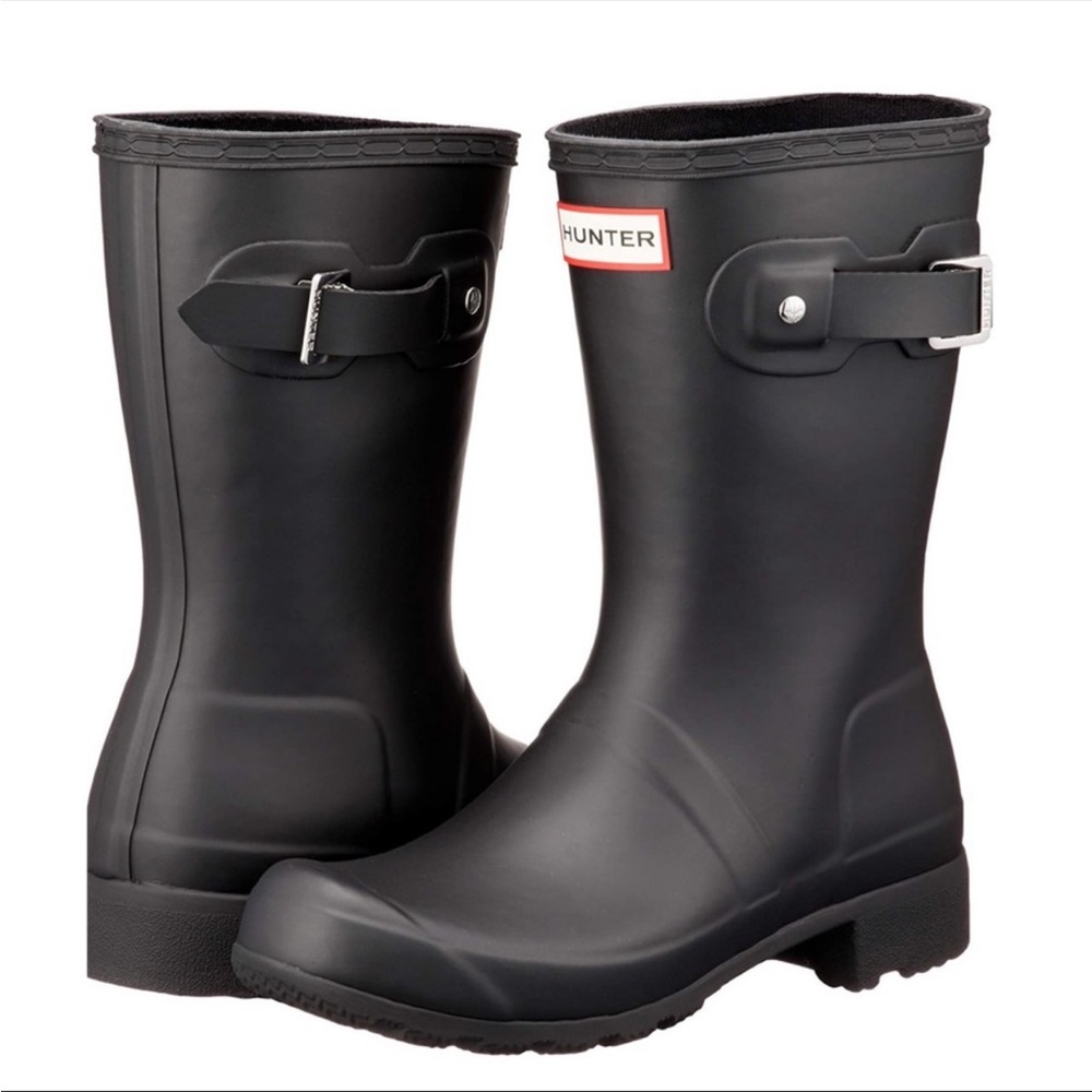 💫Brand New Original Tour Short Hunter Boots- Black💫